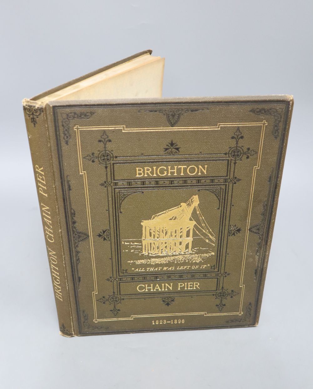 Bishop, George John - Brighton Chain Pier in Memoriam, 1823-96 one vol